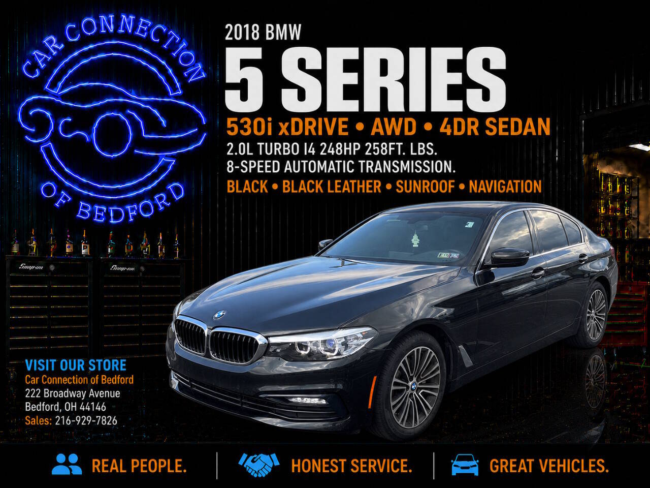 2018 BMW 5 Series 530i xDrive AWD 4dr Sedan