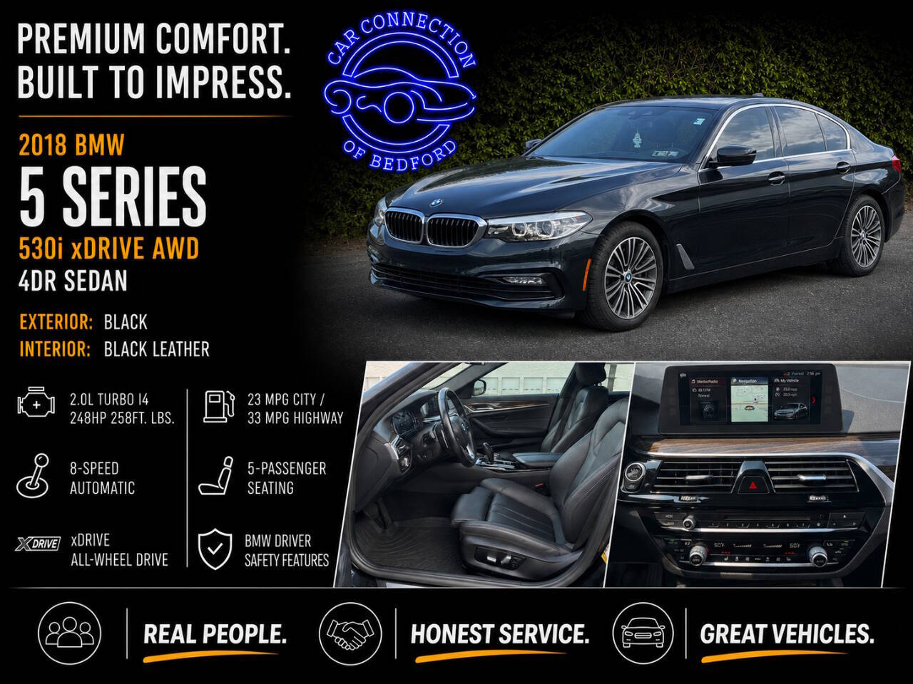 2018 BMW 5 Series 530i xDrive AWD 4dr Sedan