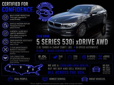 2018 BMW 5 Series 530i xDrive AWD 4dr Sedan