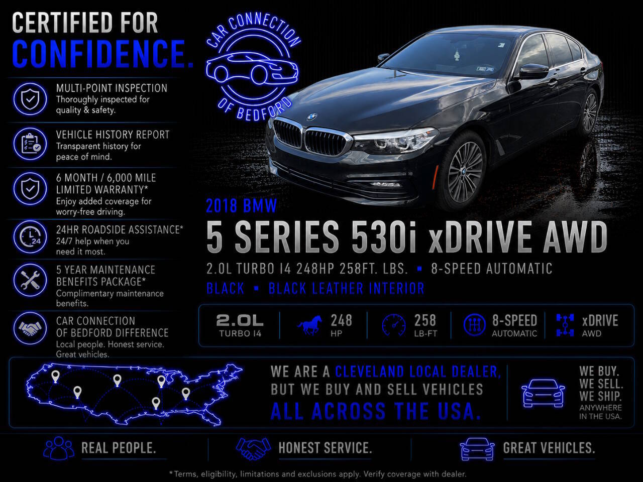 2018 BMW 5 Series 530i xDrive AWD 4dr Sedan