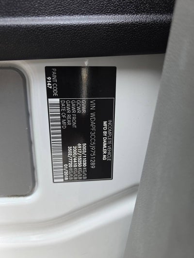 2018 Mercedes-Benz Sprinter 3500XD 2dr Commercial/Cutaway/Chassis 144 in. WB