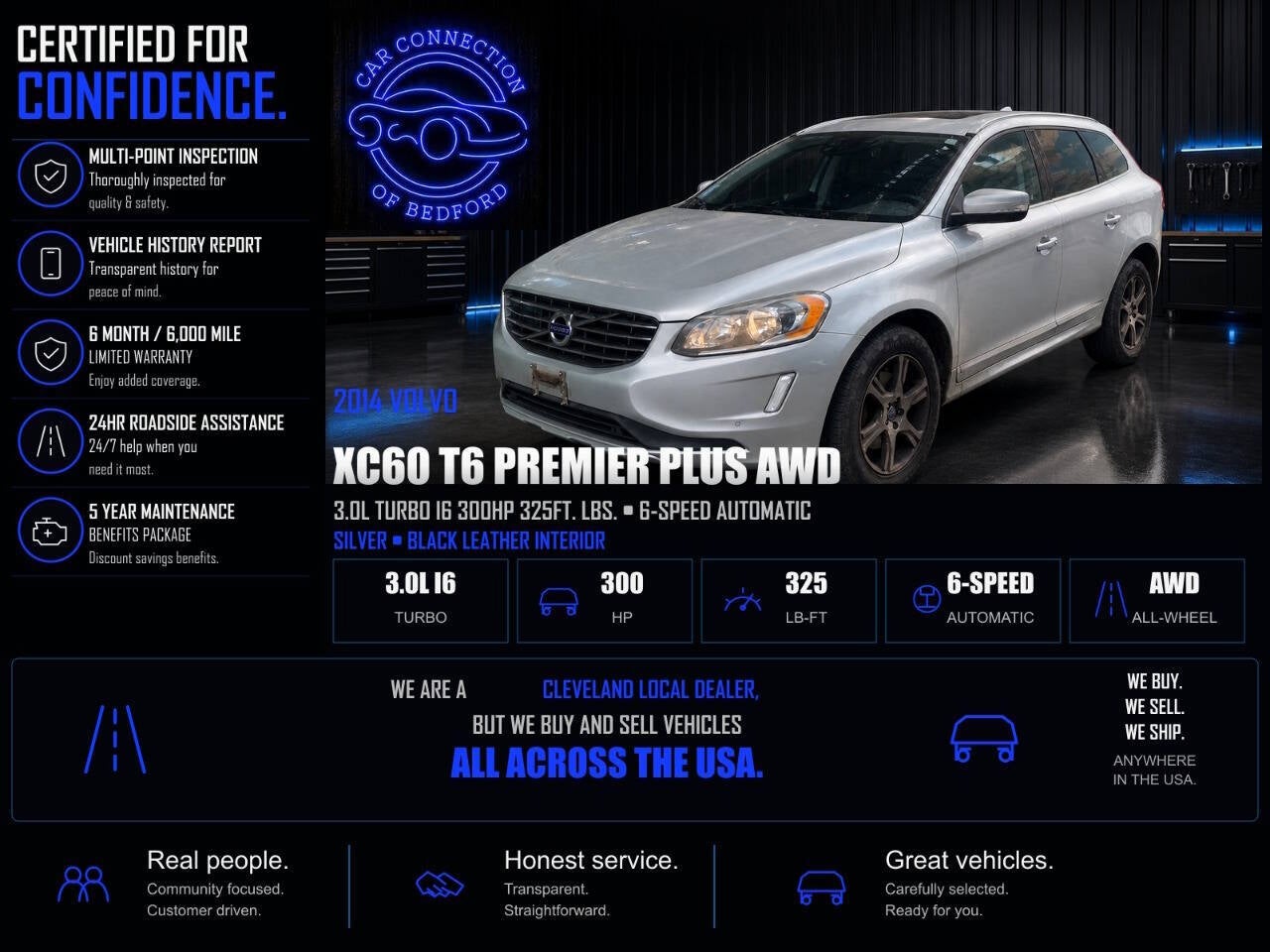 2014 Volvo XC60 T6 Premier Plus AWD 4dr SUV